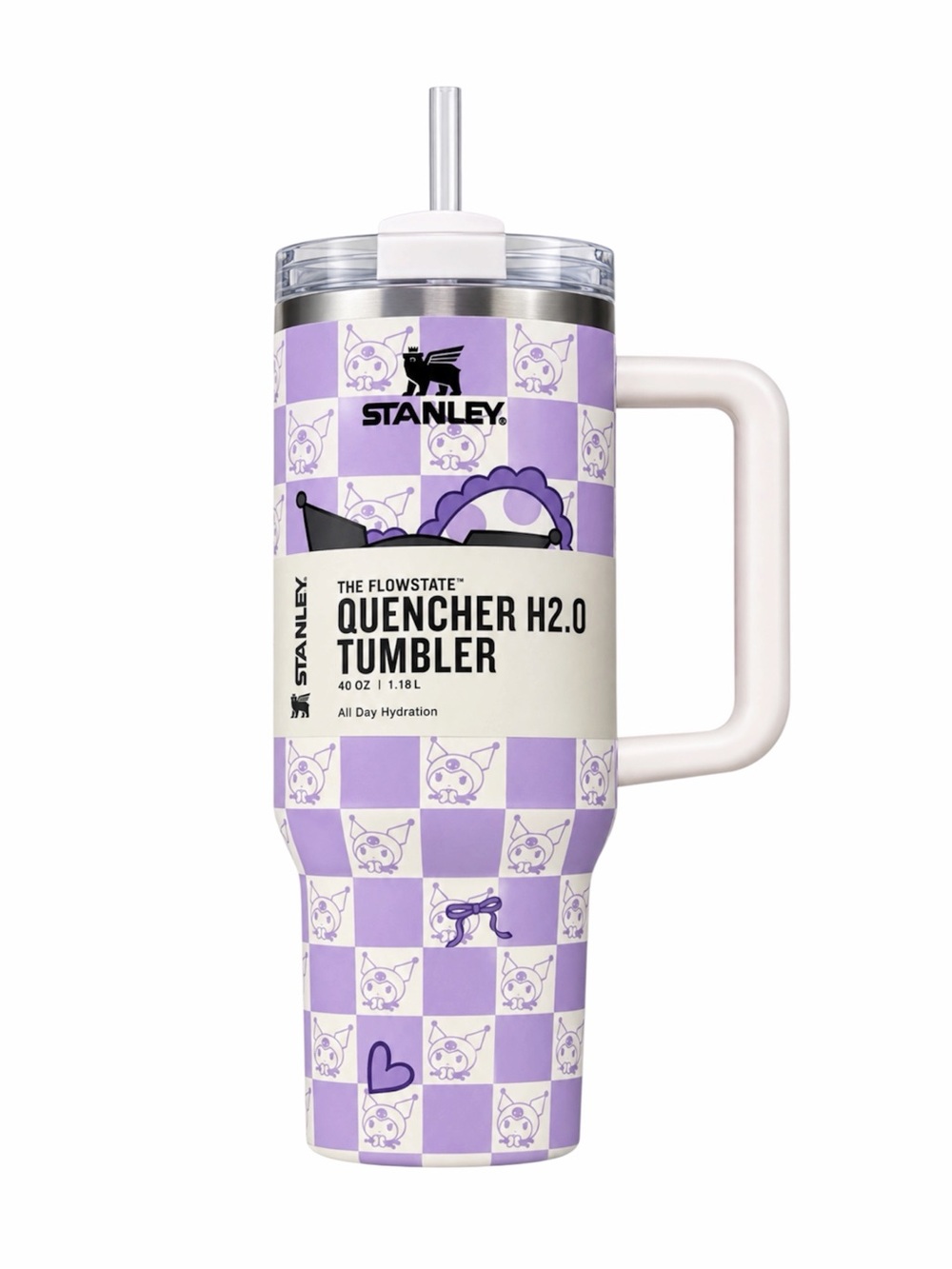 Stanley Kuromi Quencher H2.0 FlowState™ Custom Tumbler – 40 oz